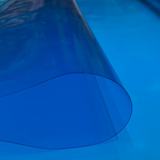 PLÁSTICO CRISTAL 030- AZUL NEON
