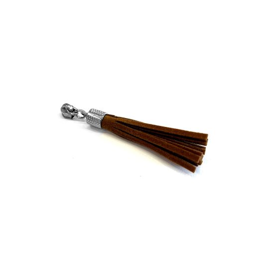 CURSOR TASSEL PRATA - COR: MARROM