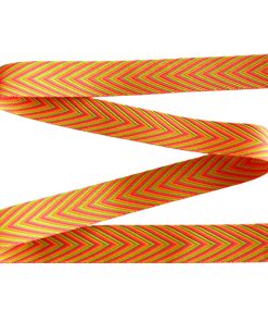 ALÇA ESTAMPADA 3CM-ZIG ZAG NEON