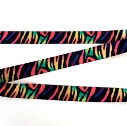 ALÇA ESTAMPADA 3 CM- LEOPARDO CORES