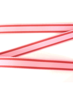 ALÇA 4CM LISTRADA - ROSA BB COM PINK
