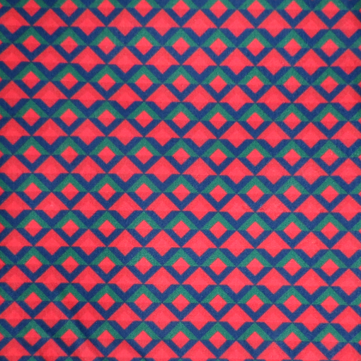 FELTRO SANTA FE - GEOMETRICO VERDE/AZUL