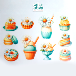 ESTAMPA FÁCIL -  CUPCAKE