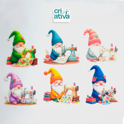 ESTAMPA FÁCIL -  GNOMOS